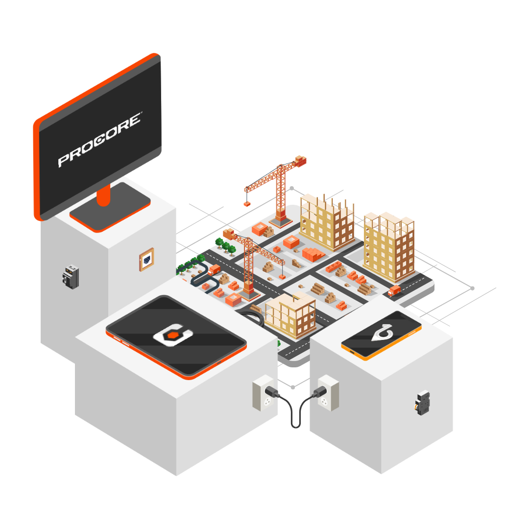 Connected Construction Site Procore 1Breadcrumb Graphic