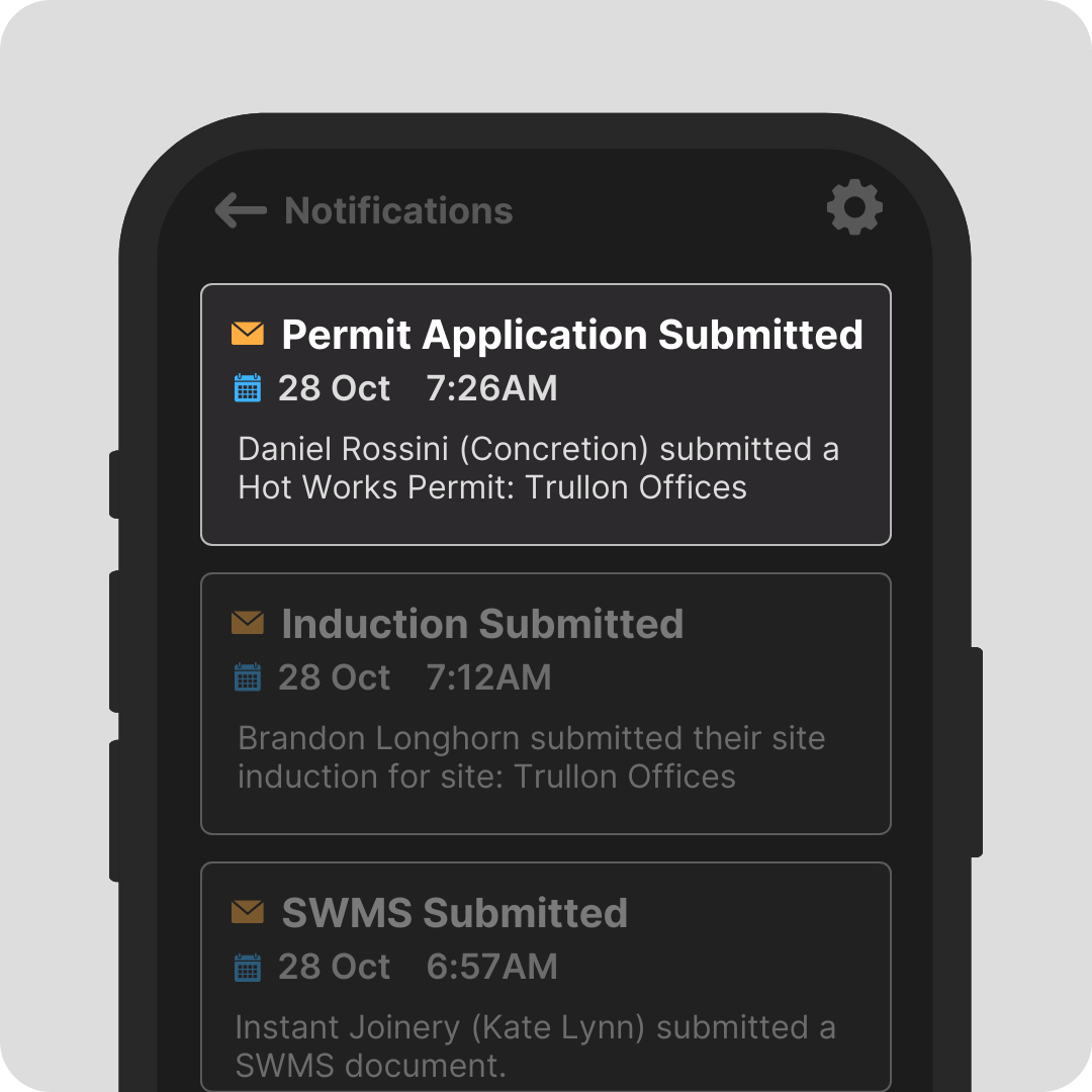 Permits - Notifications