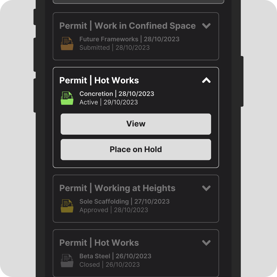 Permits - Visibility