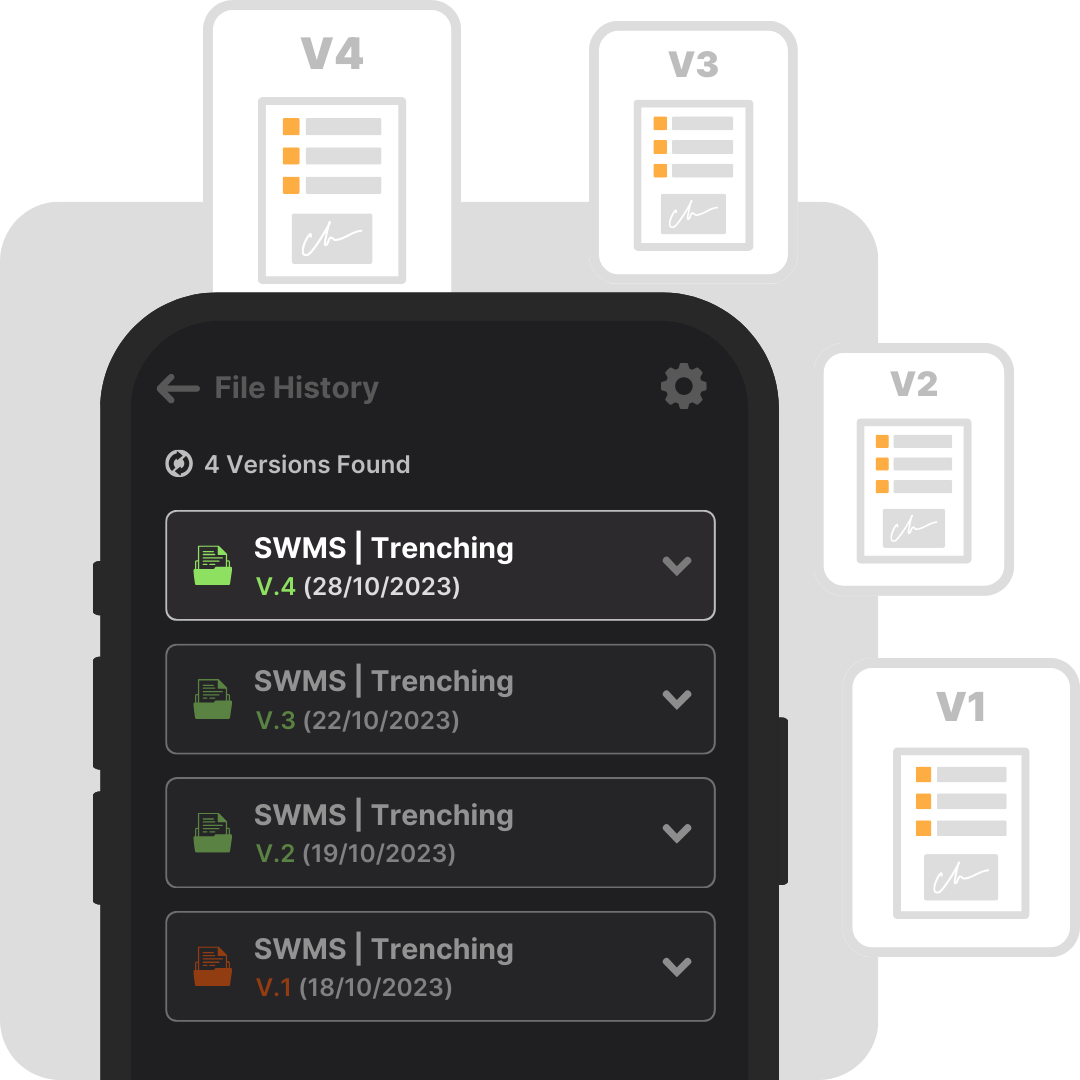 SWMS - Version History