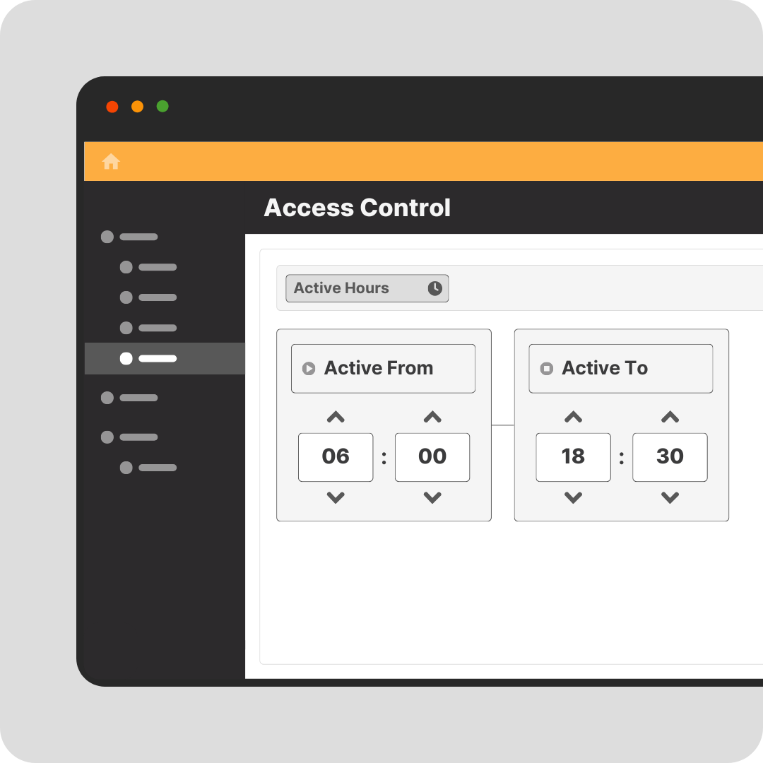 Access Control - Access Schedule
