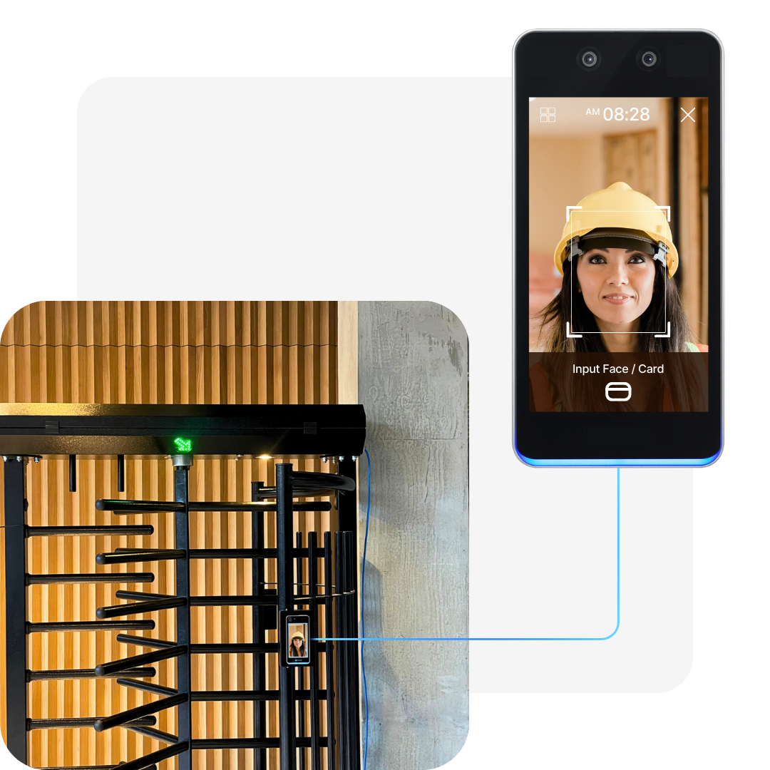 Access Control - Biometric (Face ID) Turnstile Sign In