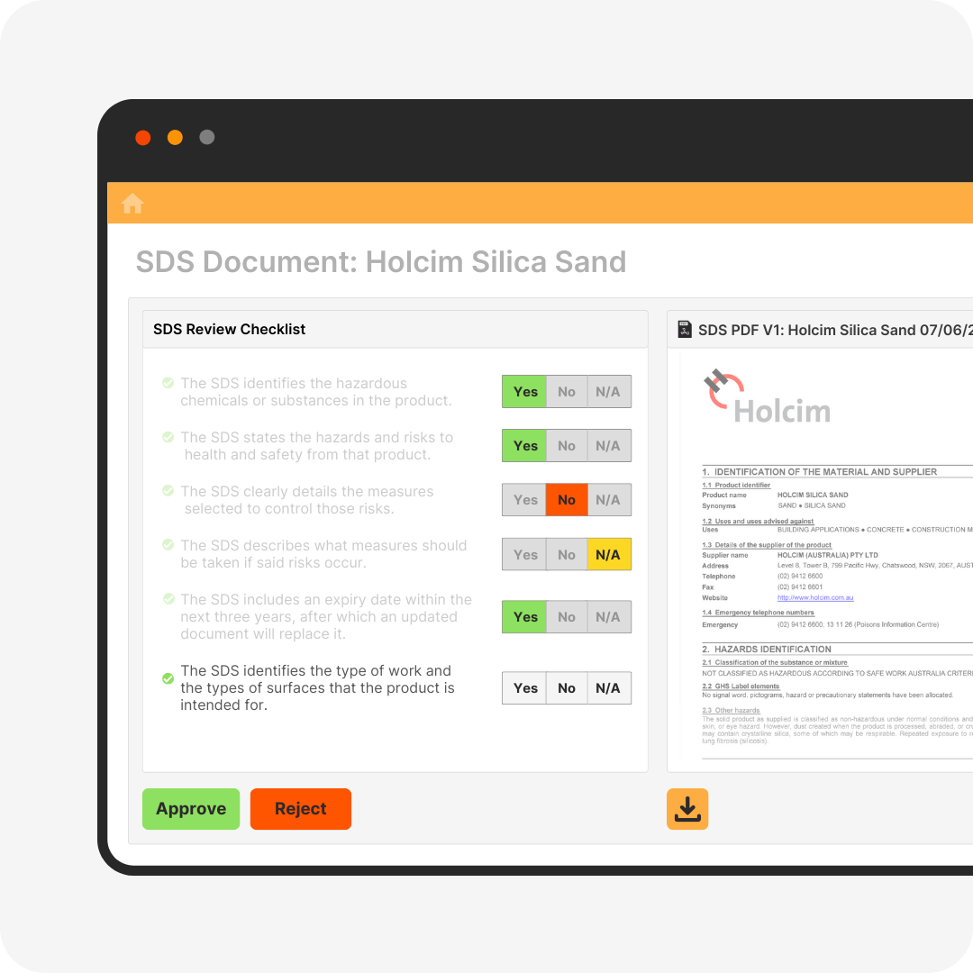 SDS - Side-by-Side Review Tool